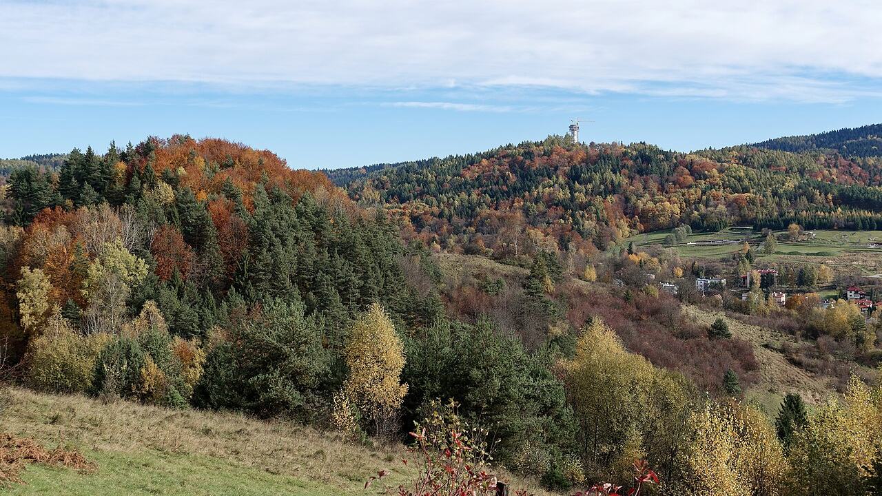 Góra Parkowa (742 m n.p.m.) w Krynicy-Zdroju