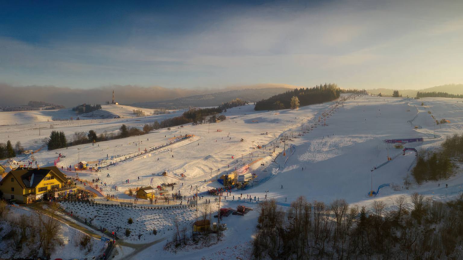 Stacja narciarska Master-Ski Tylicz — trasy zjazdowe blisko Willi OdNova