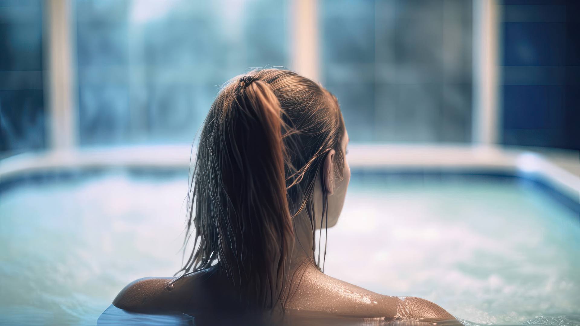 Jacuzzi z hydromasażem w strefie SPA Willi OdNova