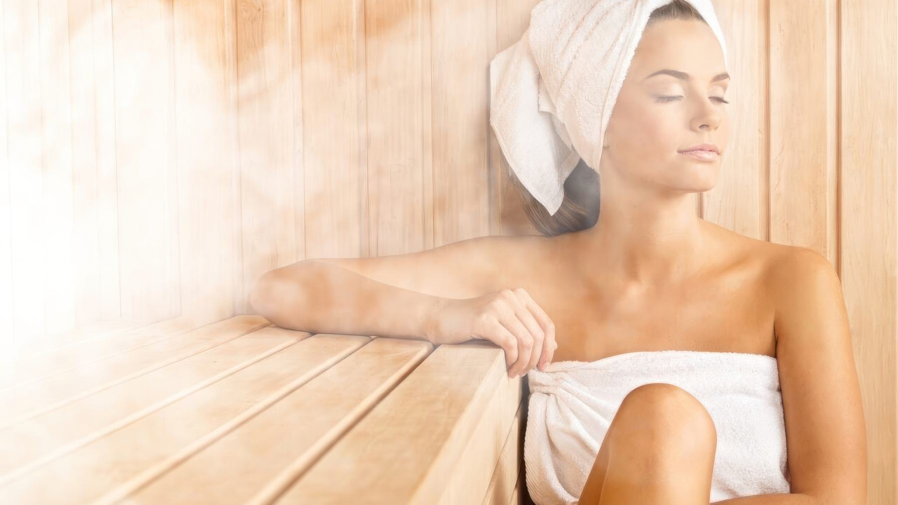 Sauna fińska w strefie SPA Willi OdNova w Tyliczu